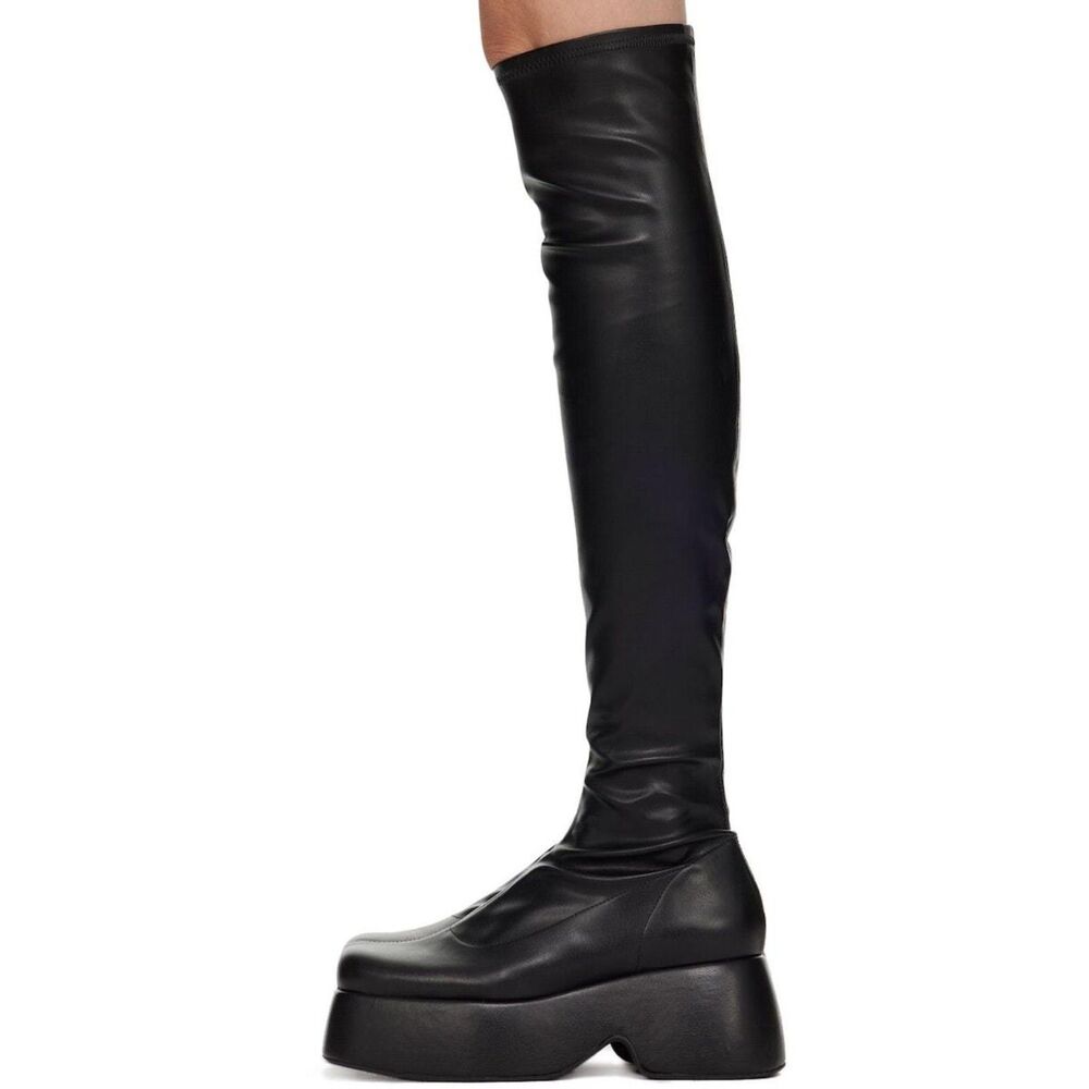 Simon Miller The Hustler Black Over the Knee Platform Boots Size 41 / US10 - Picture 2 of 11